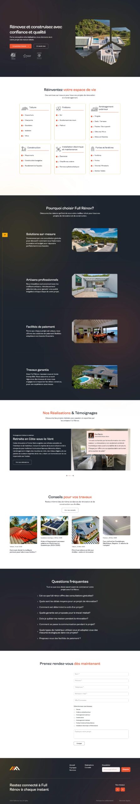 home page